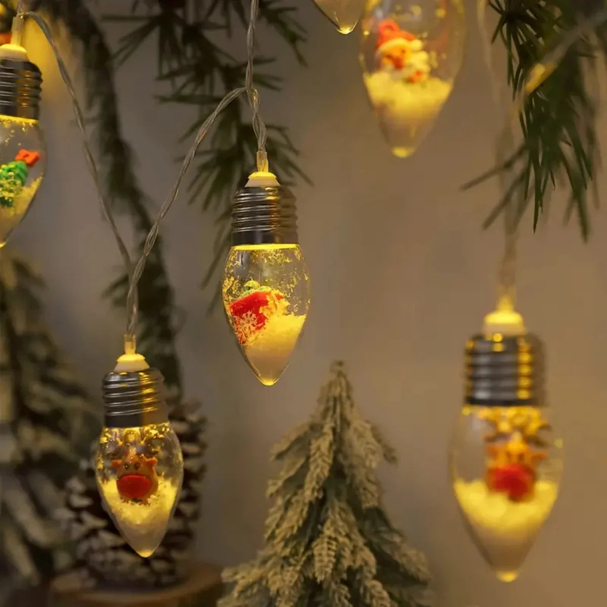 Trendbay 1.5M 10-LED Christmas Snowball String Lights
