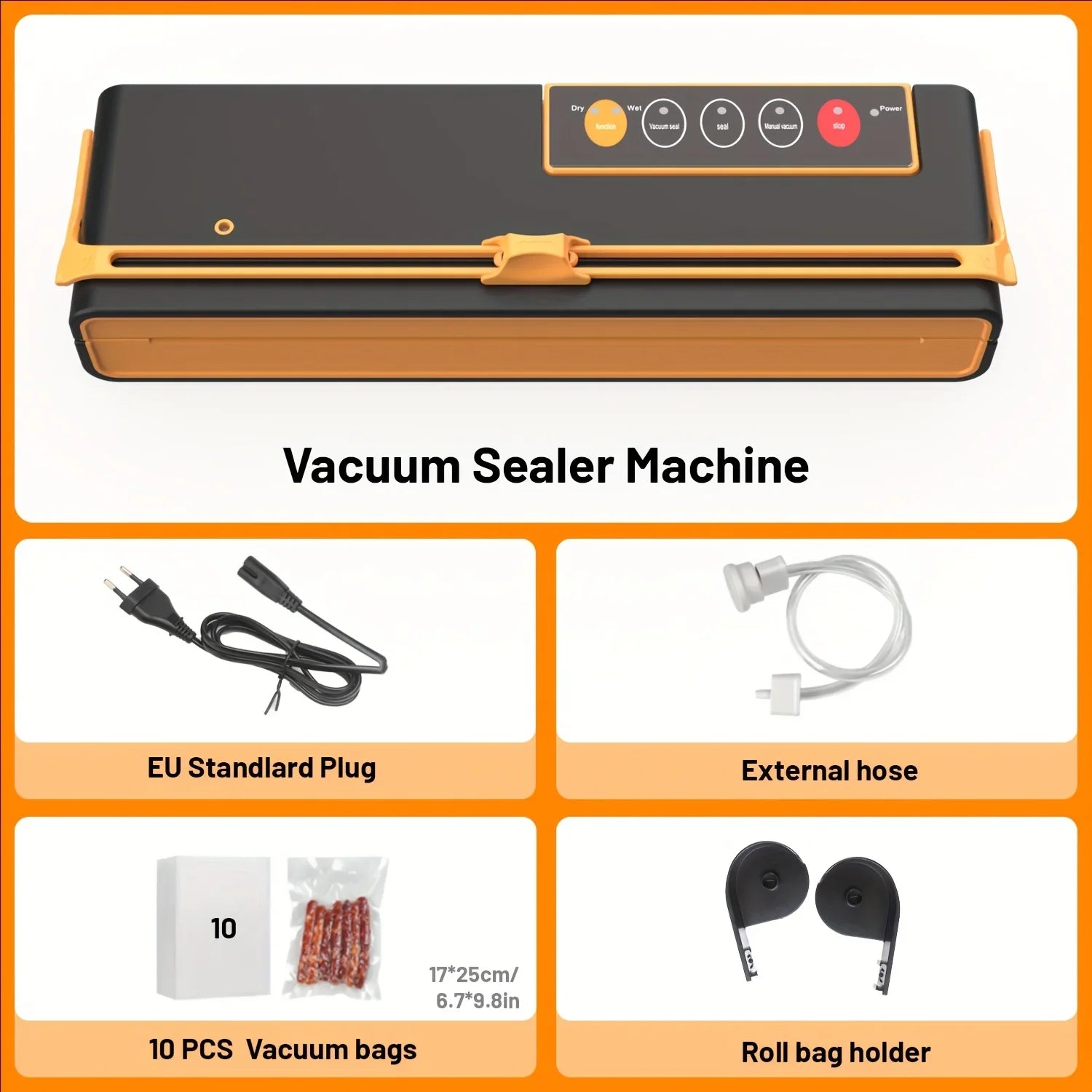 Trendbay Vacuum Sealer Machine 70Kpa Auto Cutter