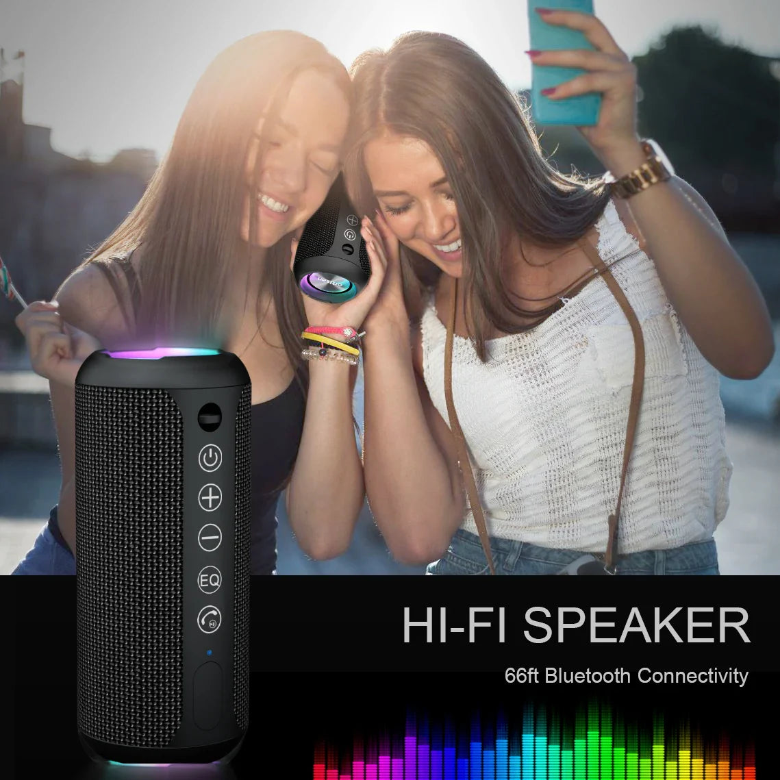 Trendbay Portable Bluetooth Speaker with Enhanced Bass