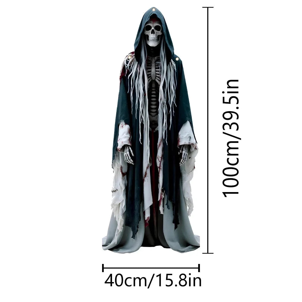 Trendbay 2D Halloween Horror Evil Man Hanging Background Cloth