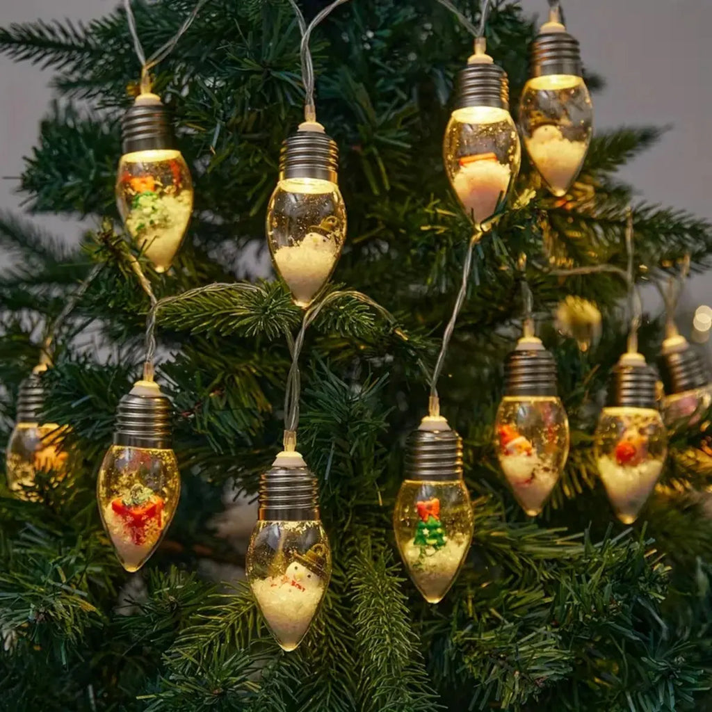 Trendbay 1.5M 10-LED Christmas Snowball String Lights