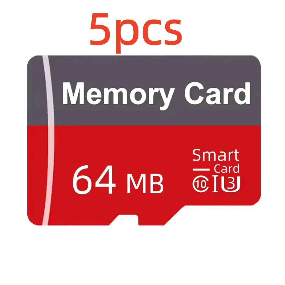 Trendbay 5-Pack 64MB MicroSD Memory Cards Compact Storage Cards