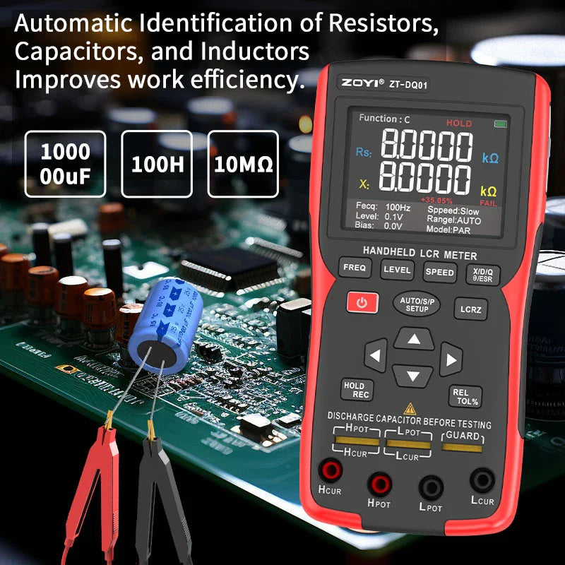 Trendbay High Precision Digital Bridge LCR Tester 99999 Counts