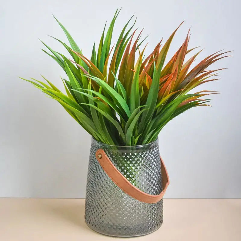 Trendbay Artificial Spring Grass Plant Set Silk & Plastic Decor Stems