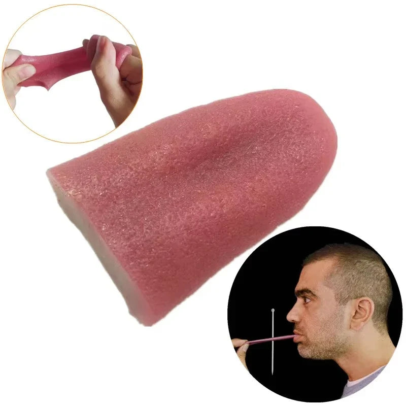 Trendbay Realistic Fake Tongue Prank Prop Flexible
