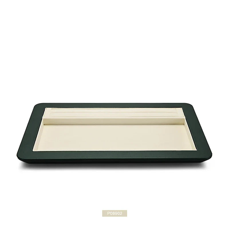 Trendbay Premium Jewelry Display Tray – Soft-Lined Organizer for Rings, Earrings & Bracelets