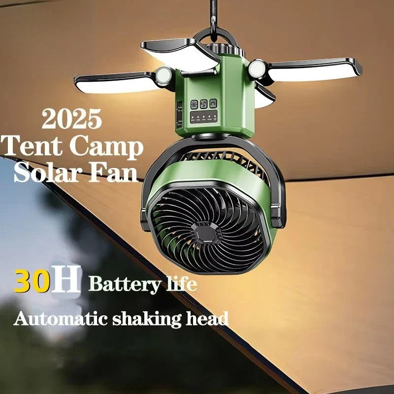 Trendbay Camping Solar Fan