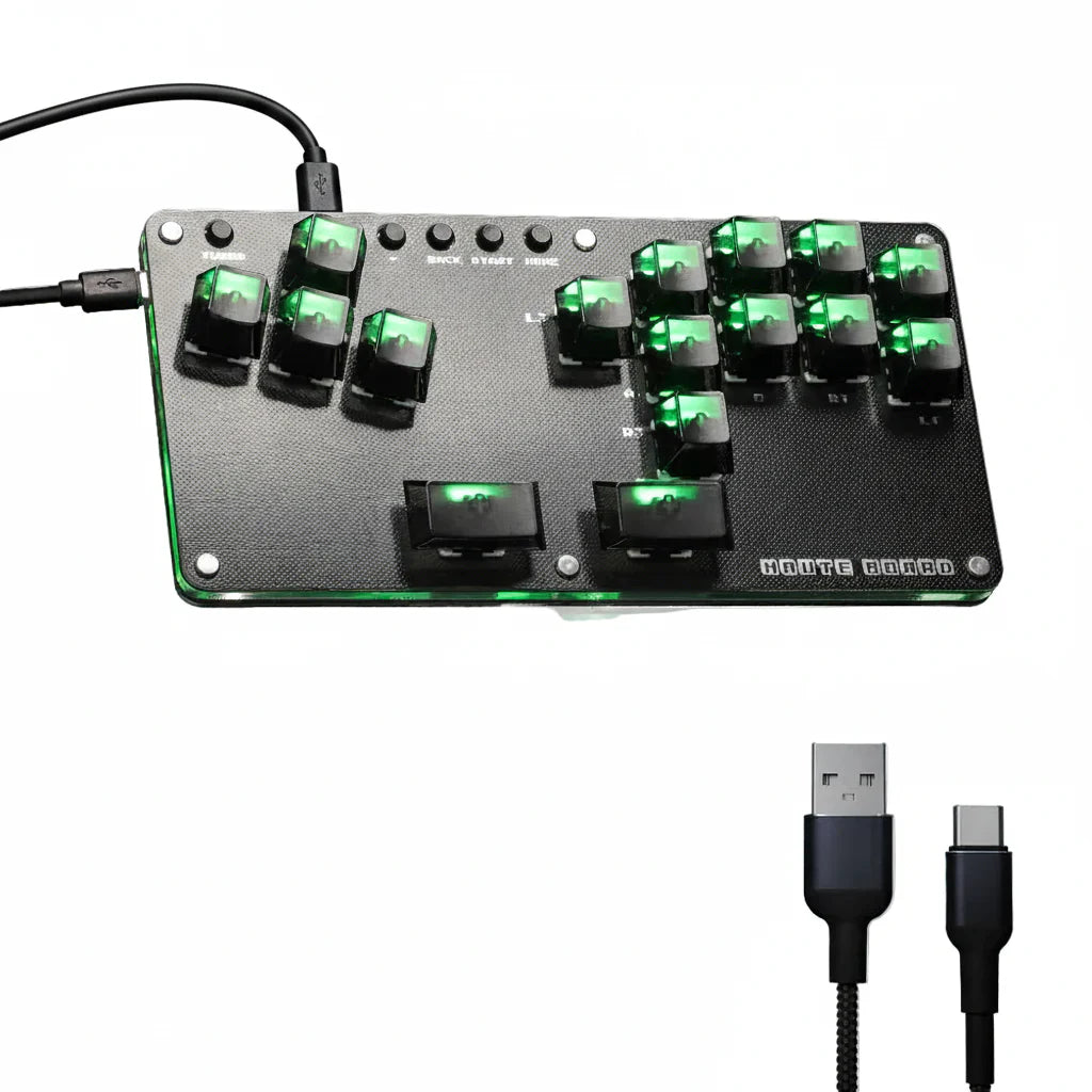 Trendbay Leverless Arcade Fightstick Controller (Hitbox Style)