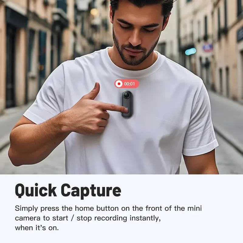 Trendbay Mini Full HD WiFi Action Body Camera for Helmet & Motorcycle