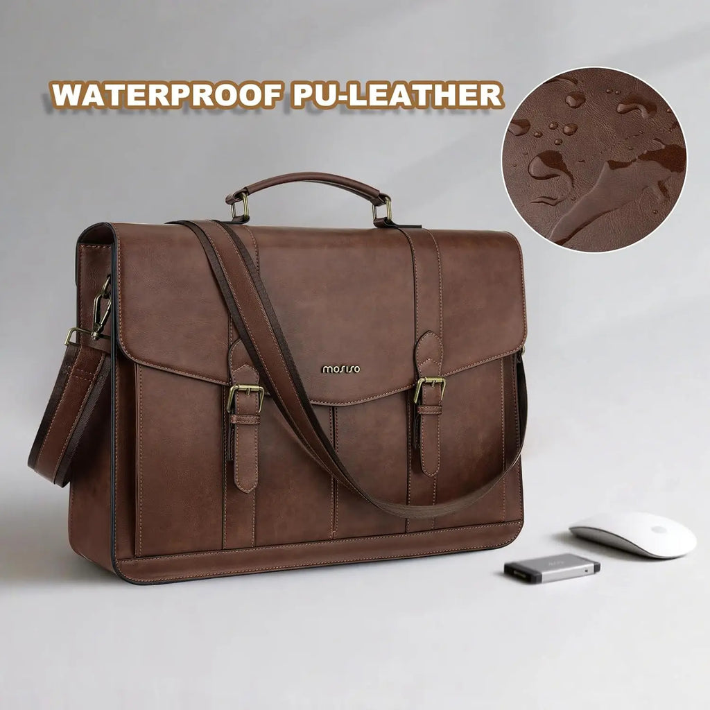 Trendbay Vintage Laptop Messenger Bag