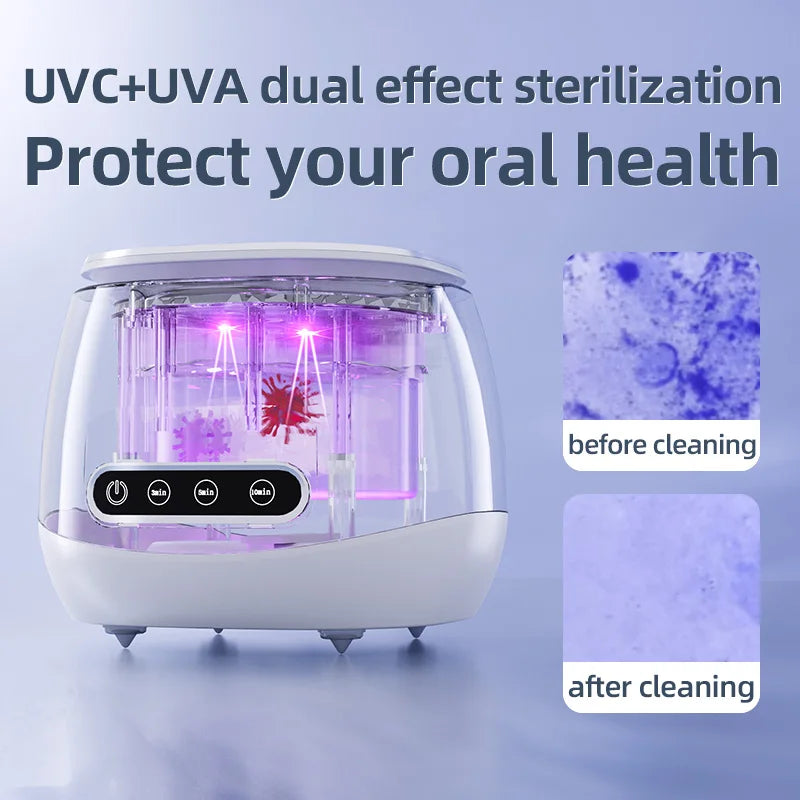 Trendbay Ultrasonic Cleaner with UV Light – Jewelry & Denture Cleaning Machine