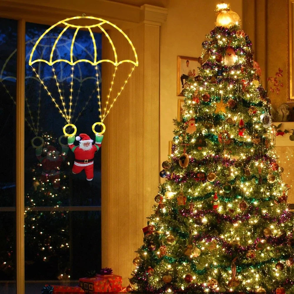 Trendbay LED Santa Claus Parachute Lights