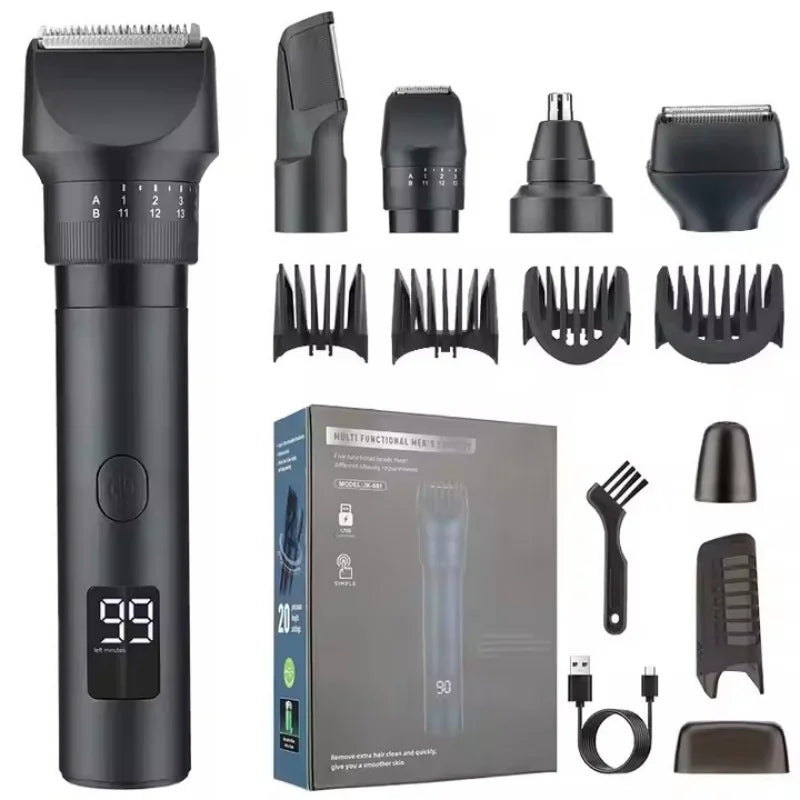Trendbay 5-in-1 Waterproof Grooming Kit for Men