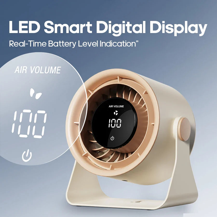 Trendbay Portable Desktop and Wall-Mounted Fan