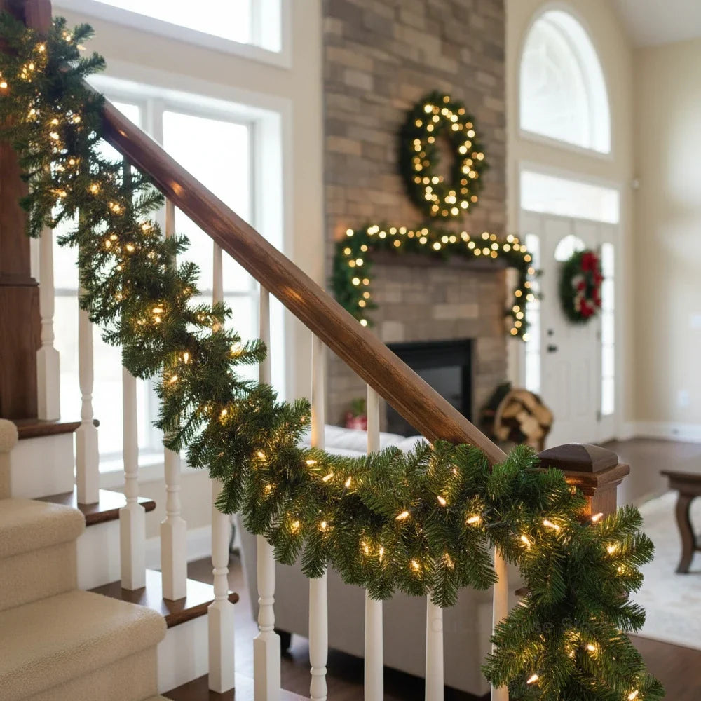 Trendbay 2.7M Christmas Garland with LED Lights