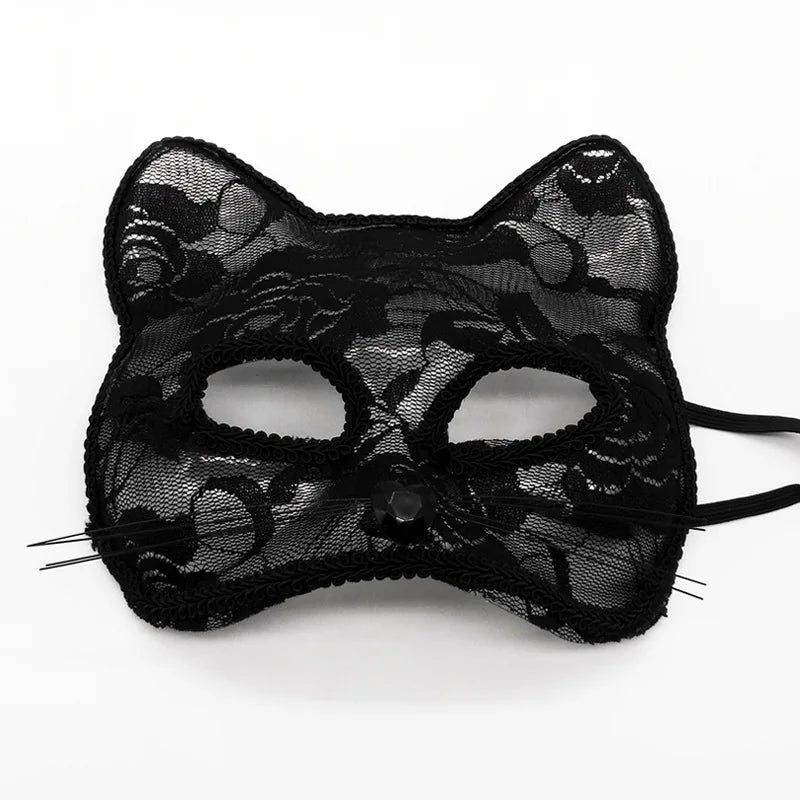 Trendbay Women’s Lace Cat & Animal Masquerade Mask