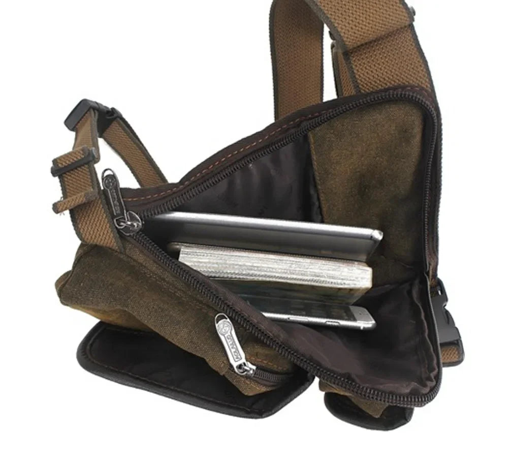 Trendbay Canvas Drop Leg Utility Bag