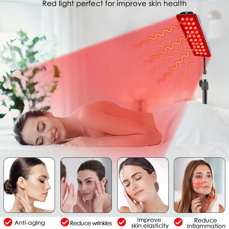 Trendbay Red & Near Infrared Light Therapy Lamp for Body & Face