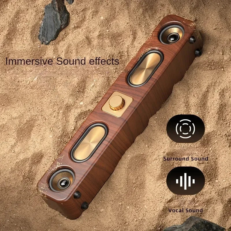 Trendbay Portable Bluetooth Speaker Soundbar USB TF AUX