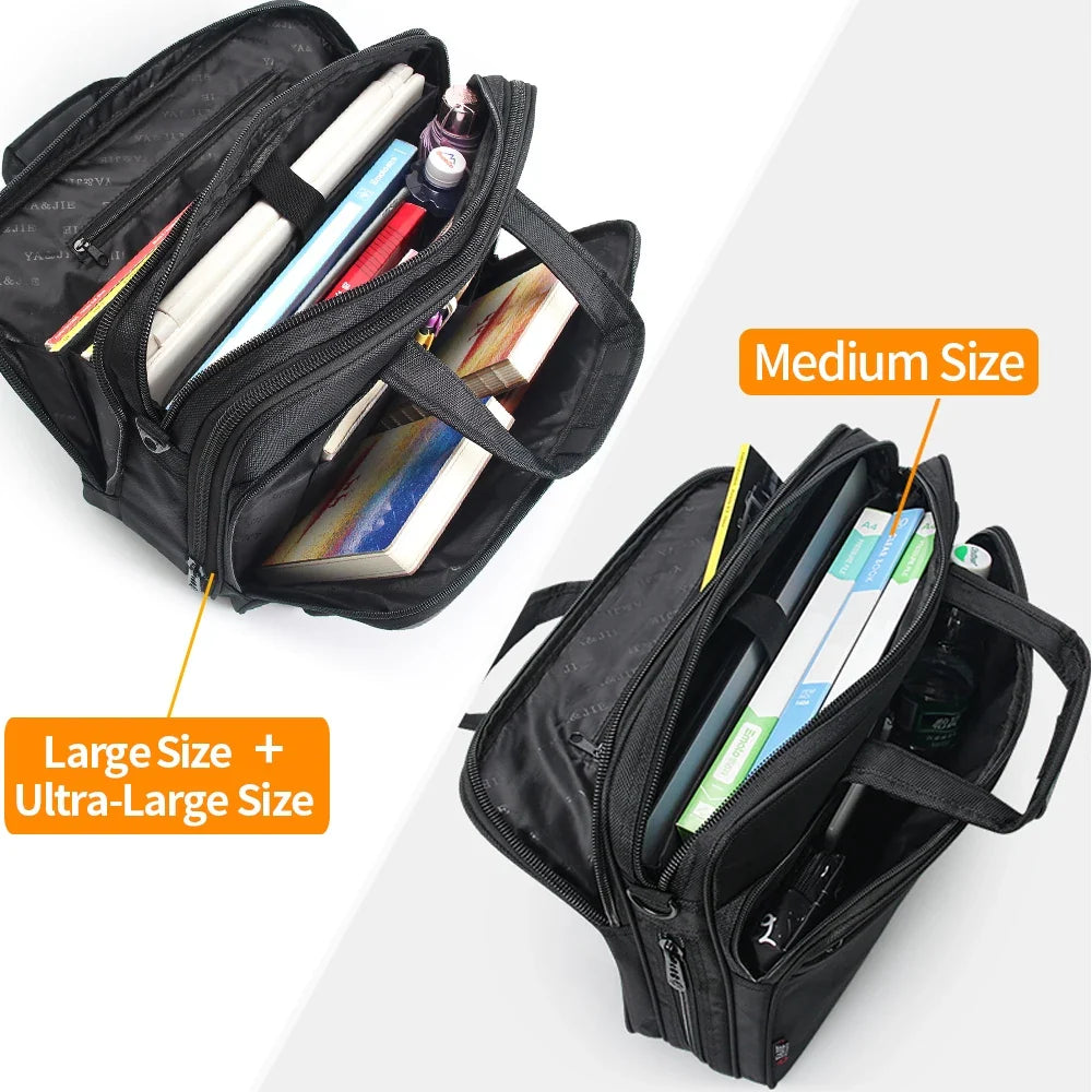 Trendbay Large Capacity Laptop Briefcase Messenger Bag