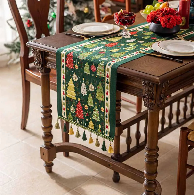 Trendbay Christmas Winter Holiday Table Runner