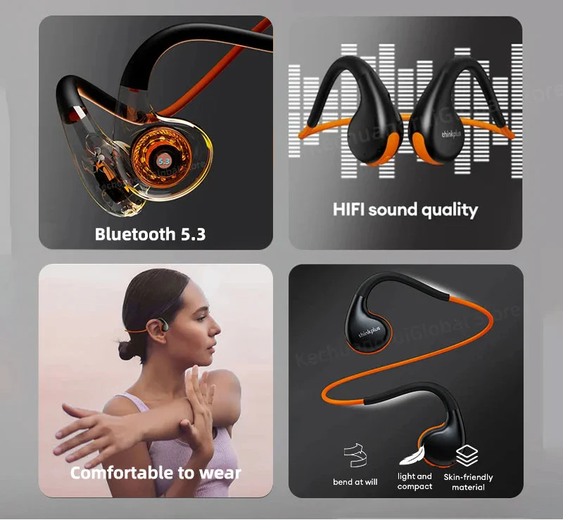 Trendbay Air Conduction Wireless Bluetooth Headphones