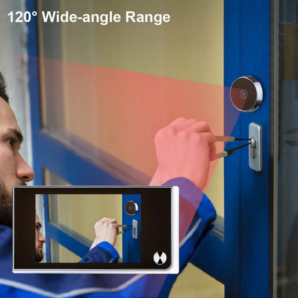 Trendbay 3.5-Inch Digital Door Viewer Peephole Camera