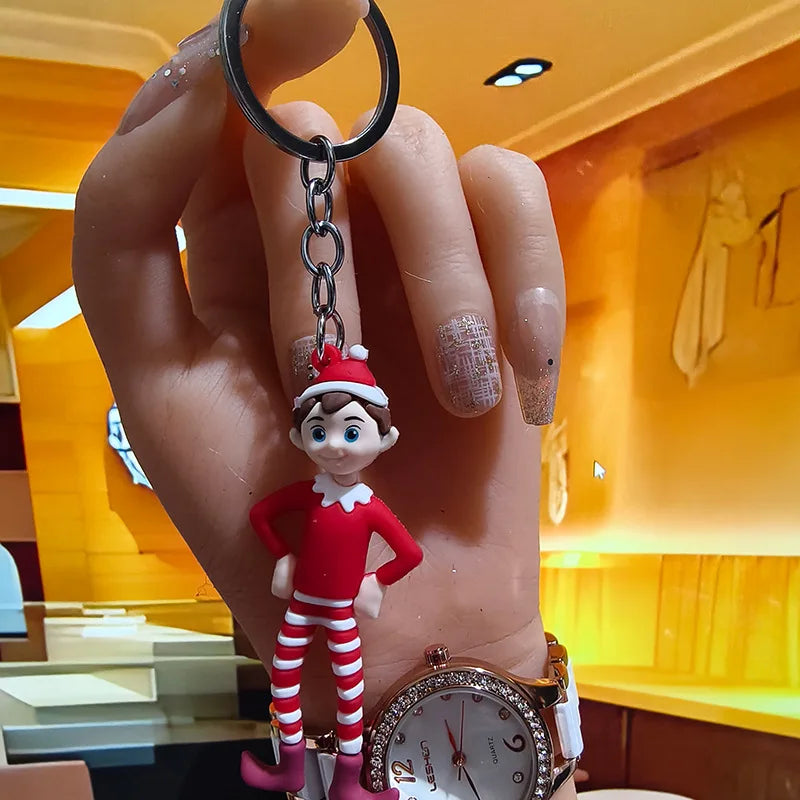 Trendbay Christmas Long-Legged Doll Keychain Festive Ornament and Gift
