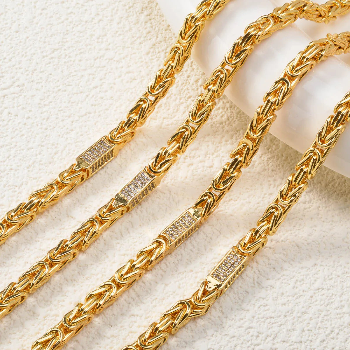 Trendbay 18K Gold-Plated Snake Chain Necklace – Elegant Women's Fashion Jewelry (24-Inch)