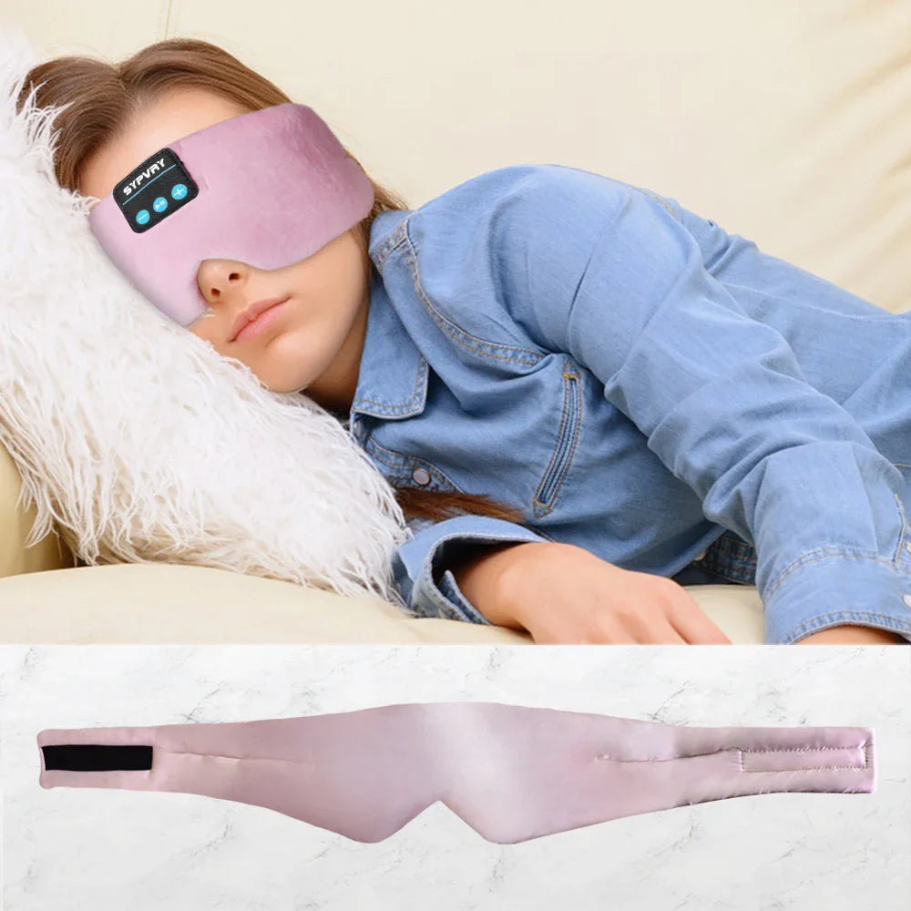 Trendbay Bluetooth Sleep Headphones Eye Mask for Side Sleepers