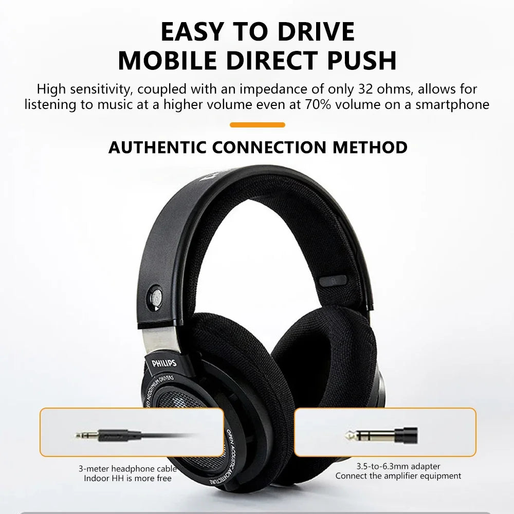 Trendbay Wired HiFi Stereo Over-Ear Headphones