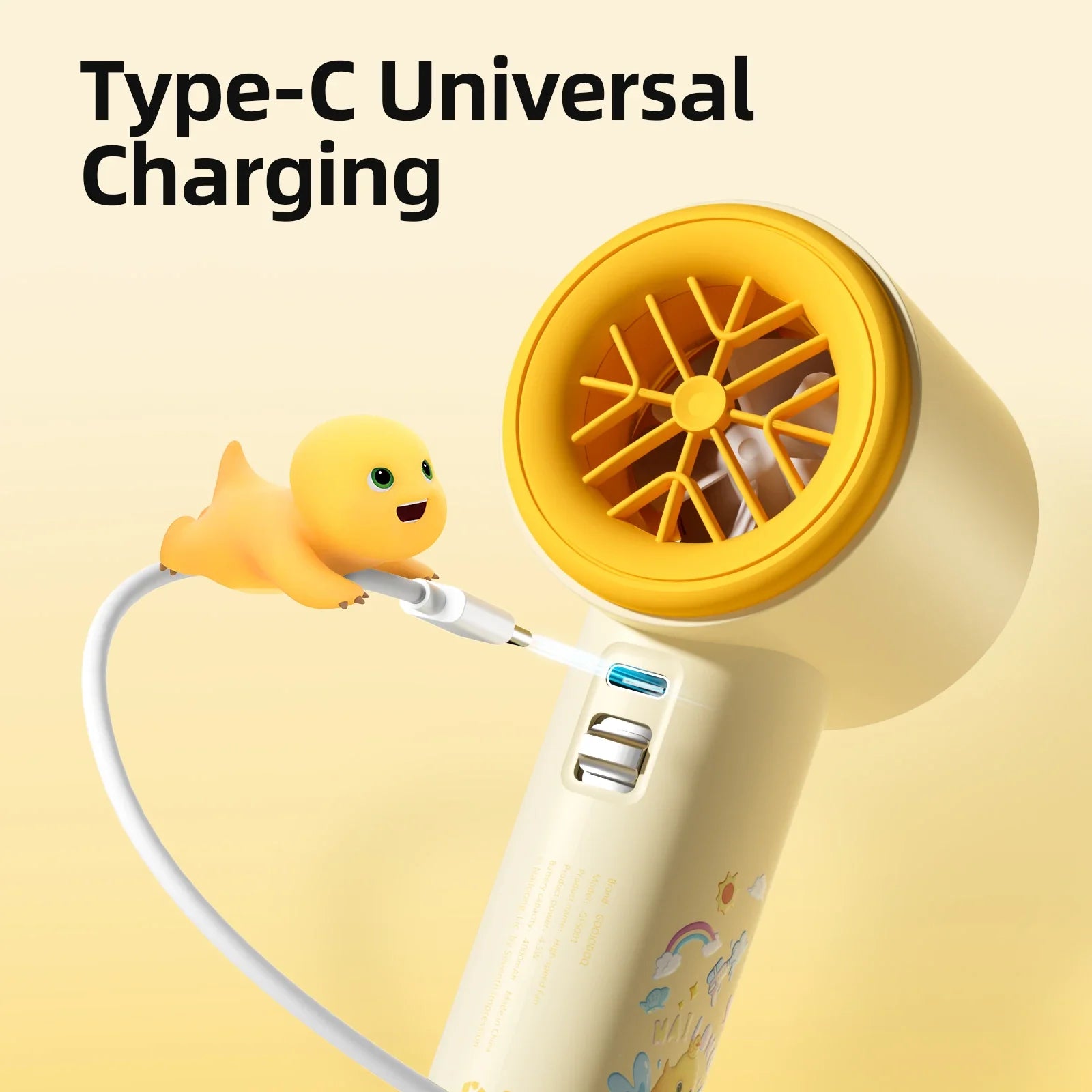Trendbay Mini High-Speed Rechargeable Handheld Fan