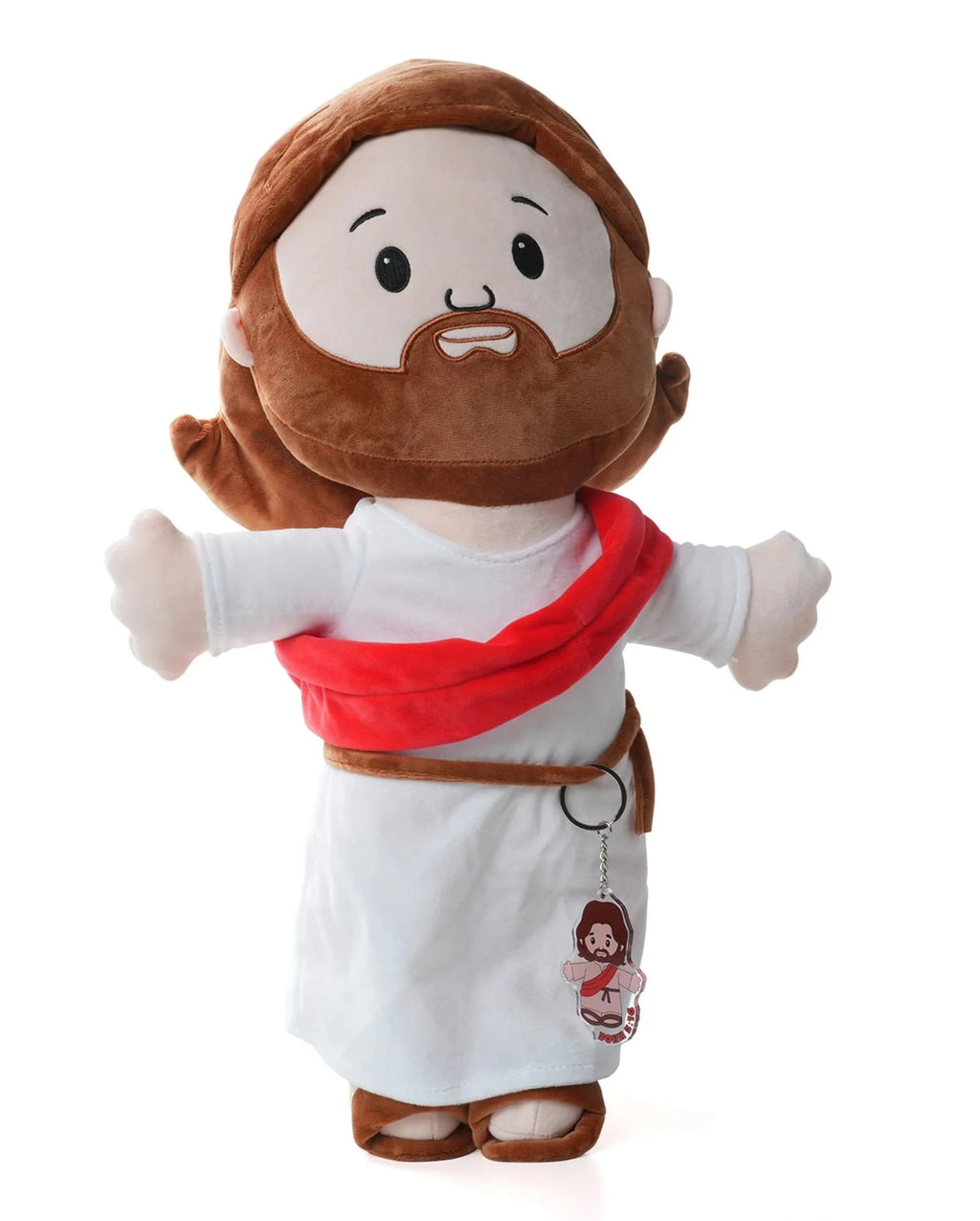 Trendbay Jesus Hug Plush Doll with 7cm Keychain Ornament