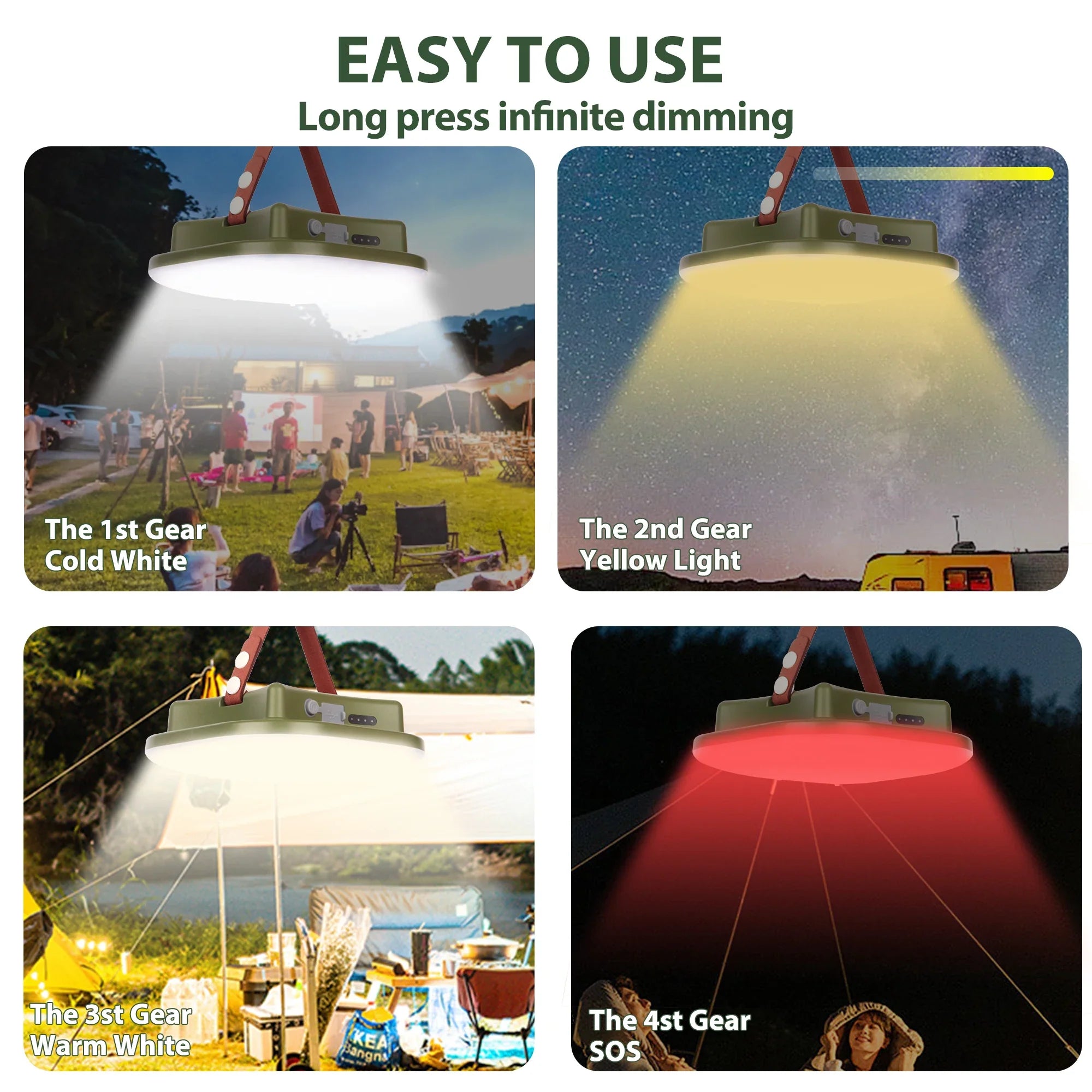 Trendbay LED Portable Camping Light with Magnet