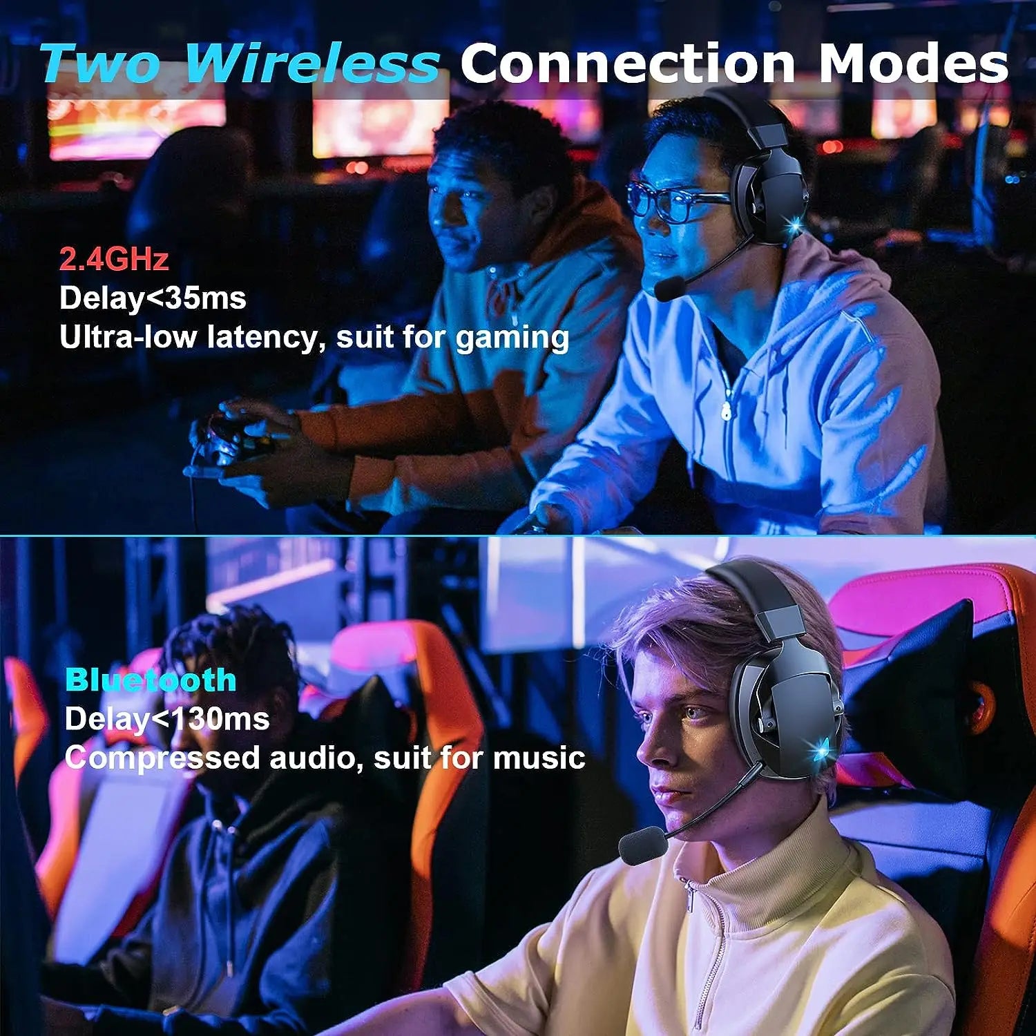 Trendbay 2.4GHz Wireless Gaming Headset