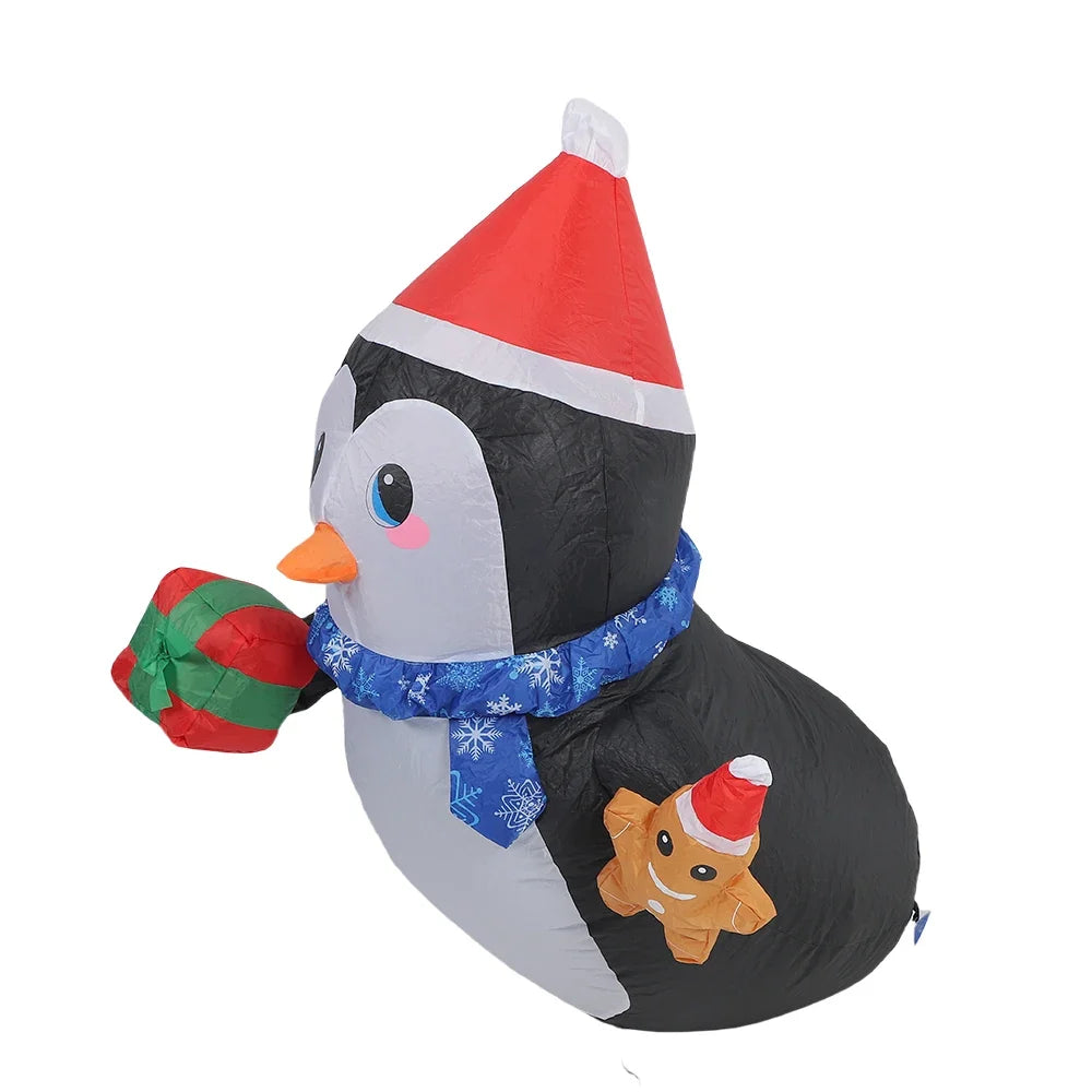 Trendbay Inflatable Christmas Penguin with LED Lights