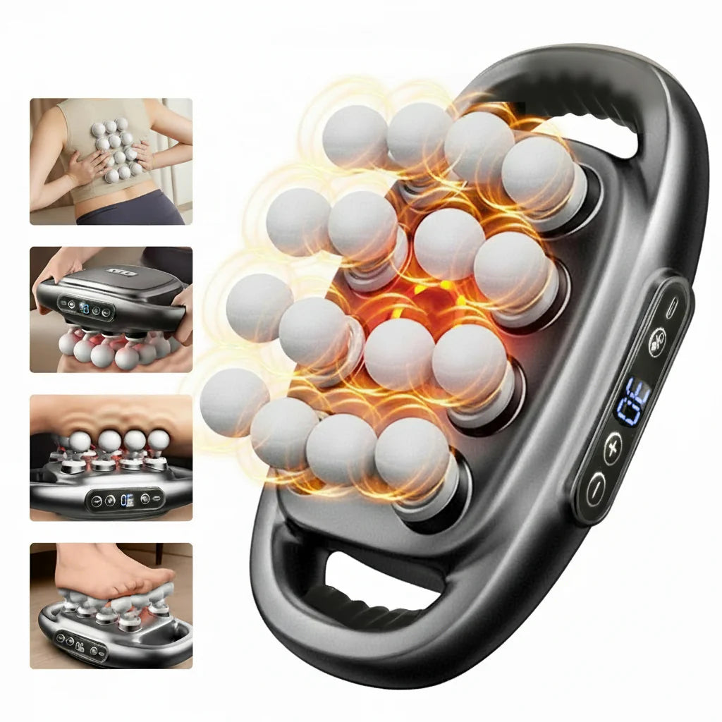 Trendbay Massage Gun Set – Deep Tissue Muscle Massager with 16 Heads