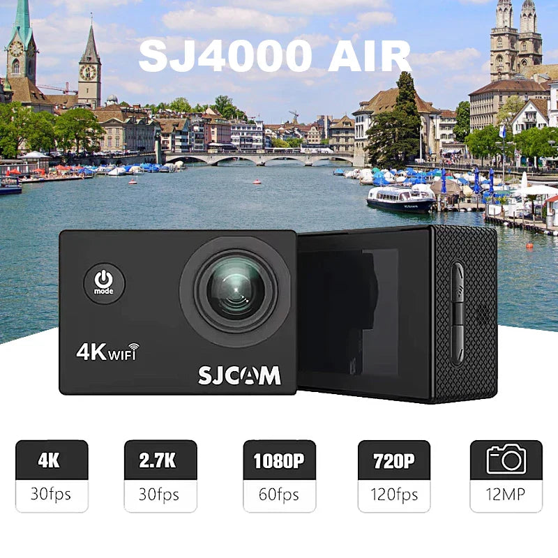 Trendbay 4K Action Camera Waterproof with WiFi (30M Sports Cam)