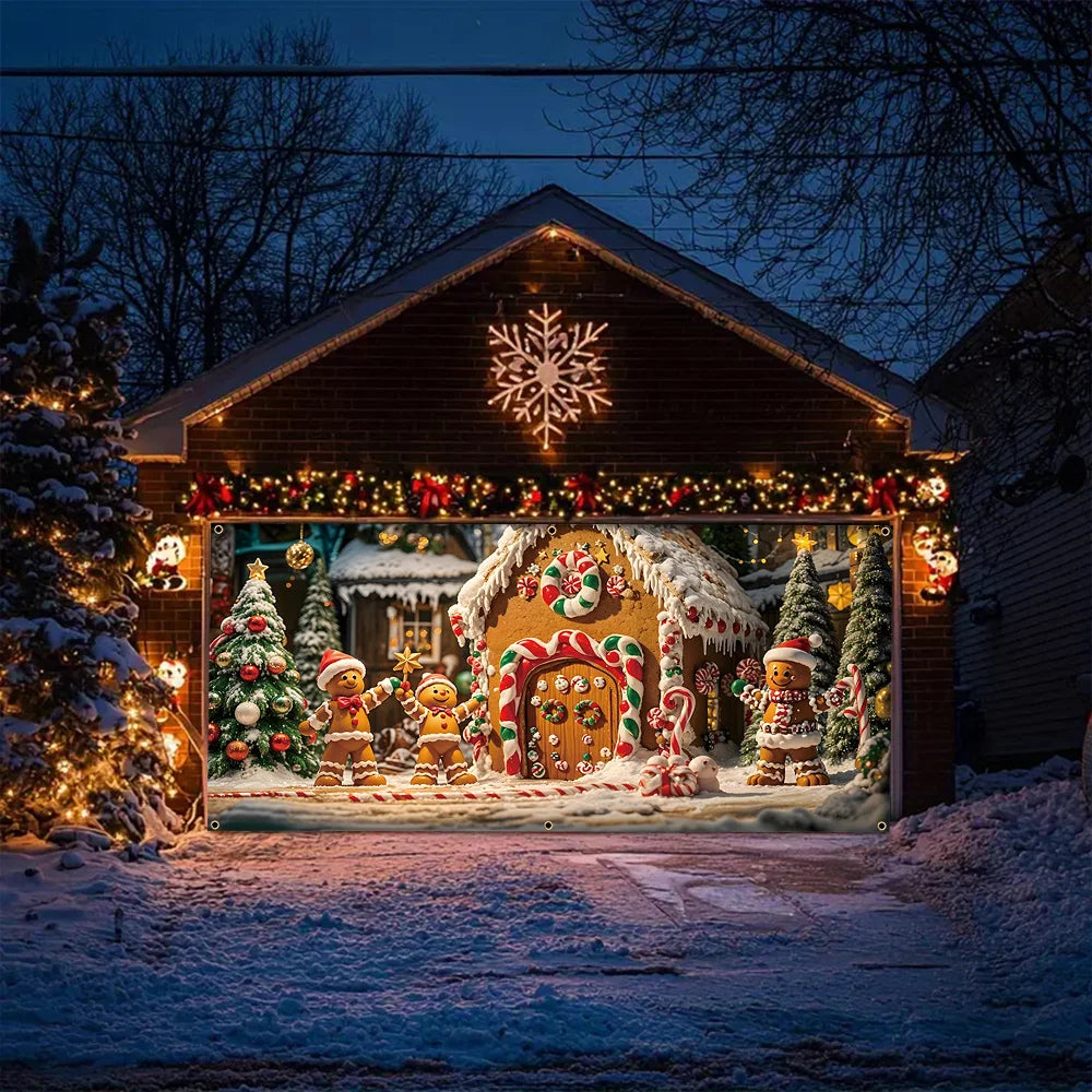 Trendbay Christmas Gingerbread Door Banner