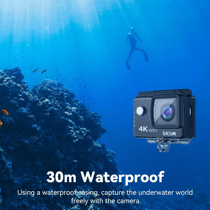 Trendbay 4K Action Camera Waterproof with WiFi (30M Sports Cam)