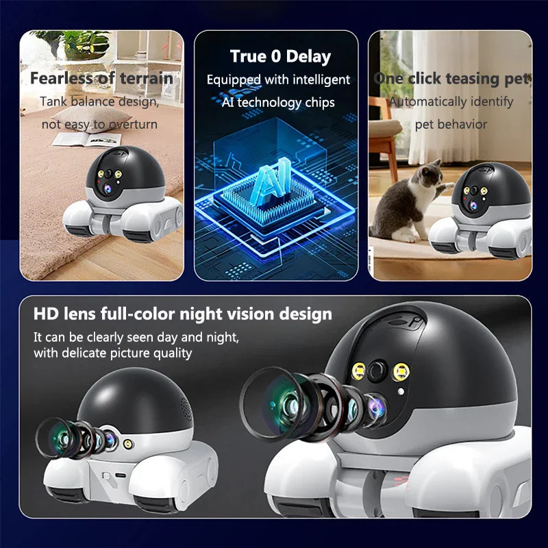 Trendbay Dual Lens WiFi PTZ Security Camera with Auto Tracking