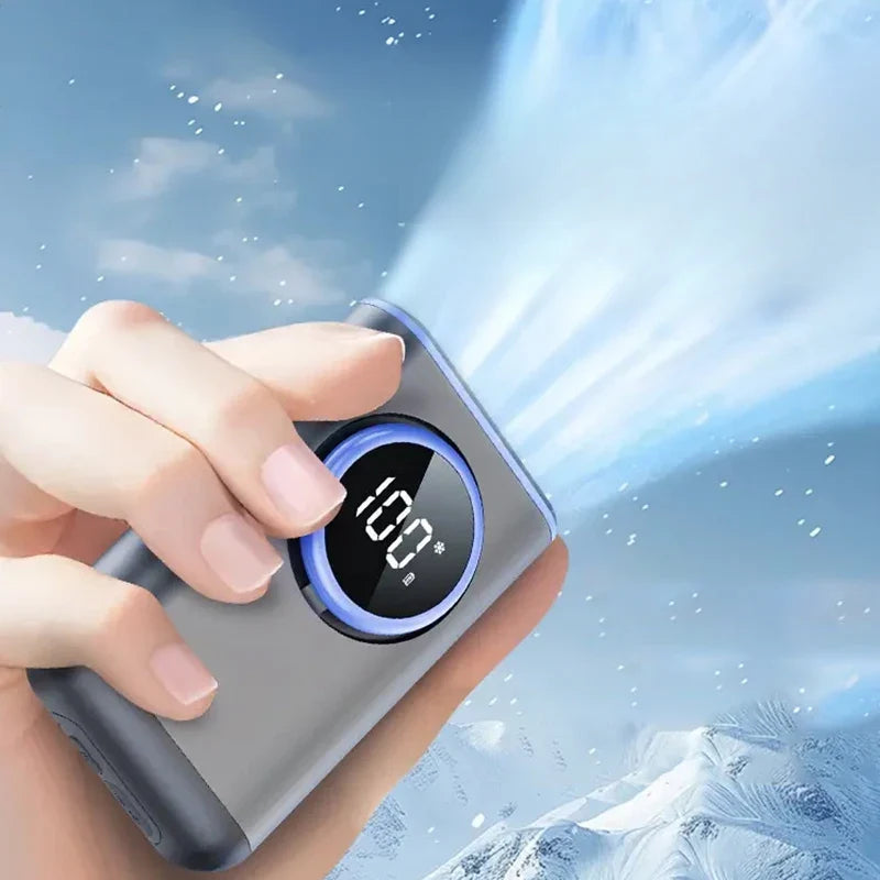Trendbay Portable 3-in-1 Handheld Fan Rechargeable Neck Fan