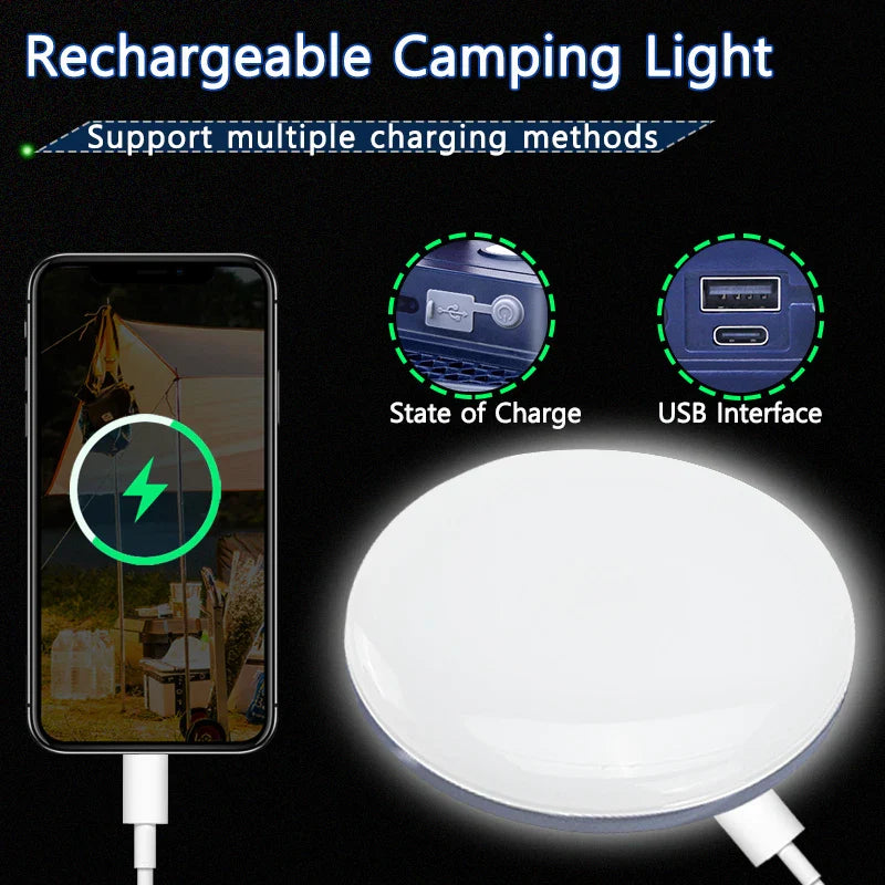 Trendbay Rechargeable LED Camping Light Emergency Lantern