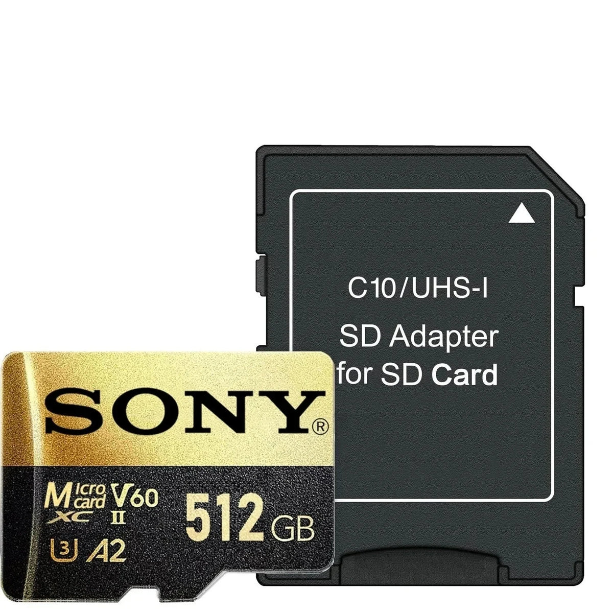 Trendbay Sony 512GB MicroSDXC Memory Card U3 A2 Class 10