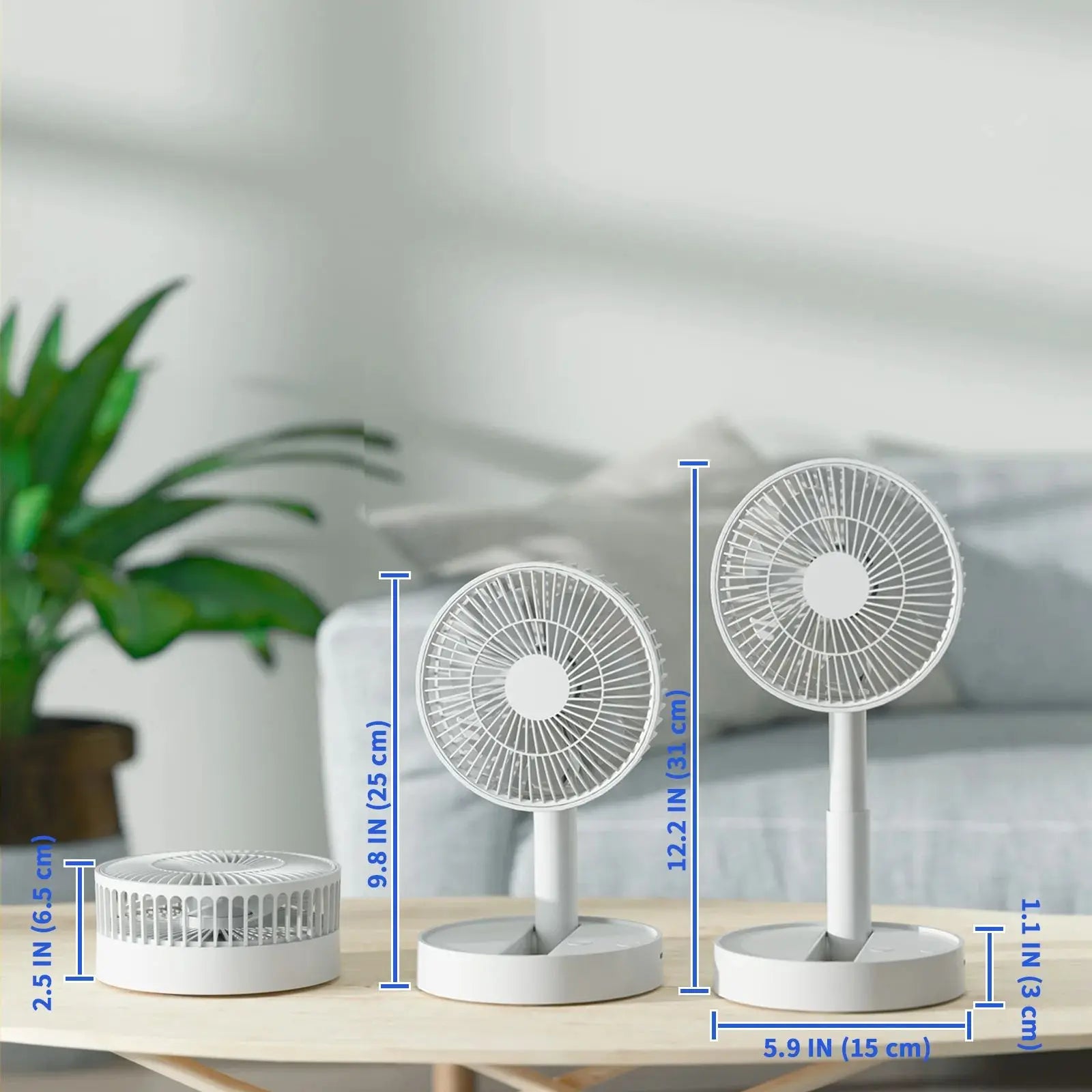 Trendbay USB Foldable Mini Fan Battery Operated