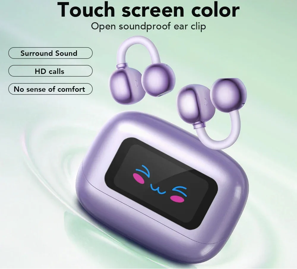 Trendbay Earphones AI Translator with LCD Screen