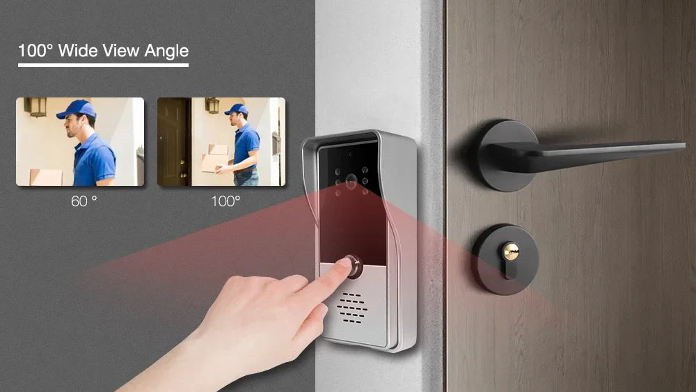 Trendbay Video Intercom System Visual Doorbell