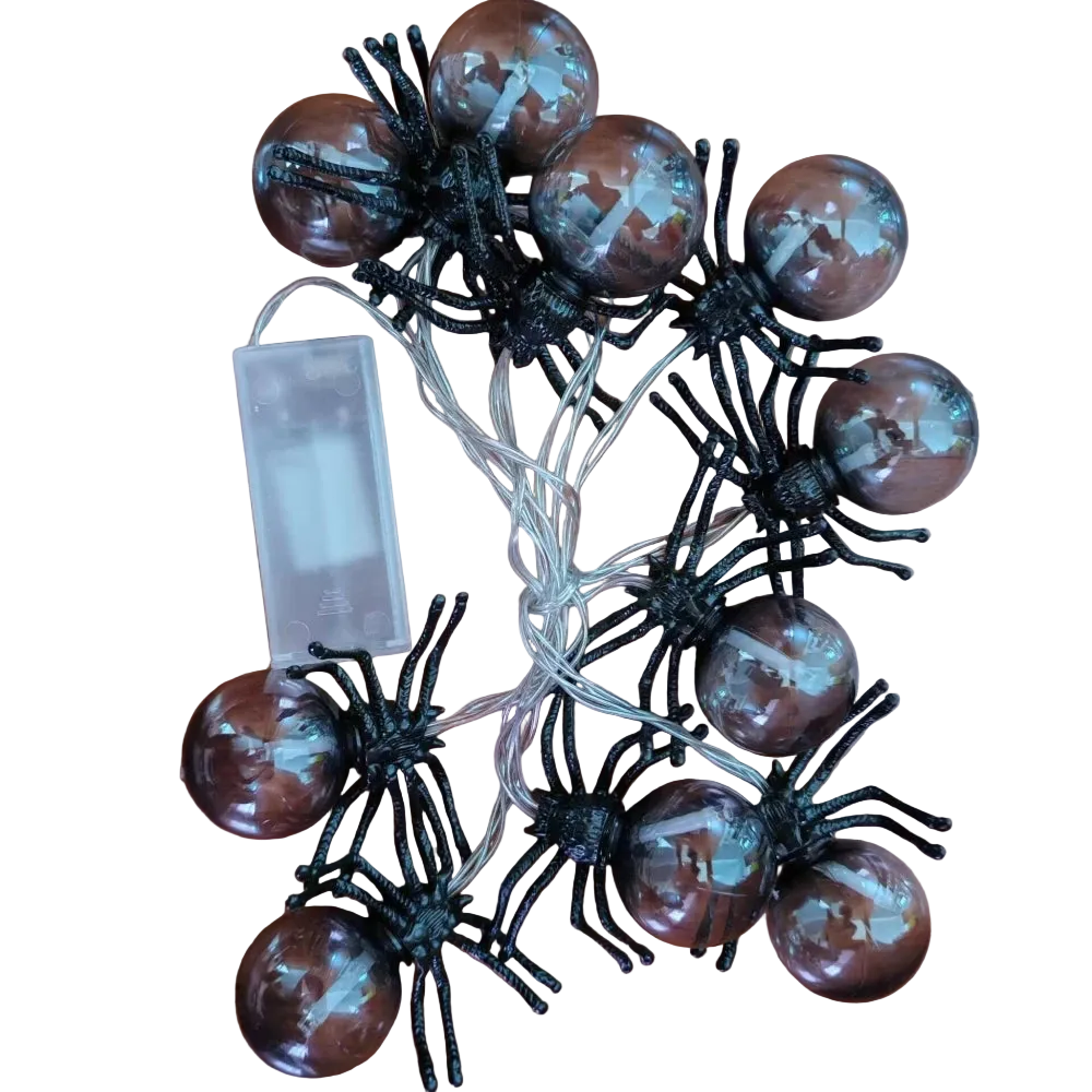 Trendbay 10LED Spider String Warm Lights Halloween Decor