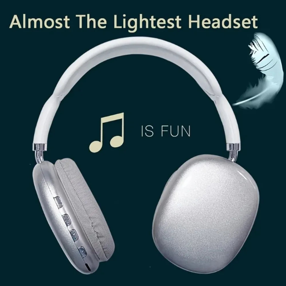 Trendbay Wireless Bluetooth Over-Ear Headphones White