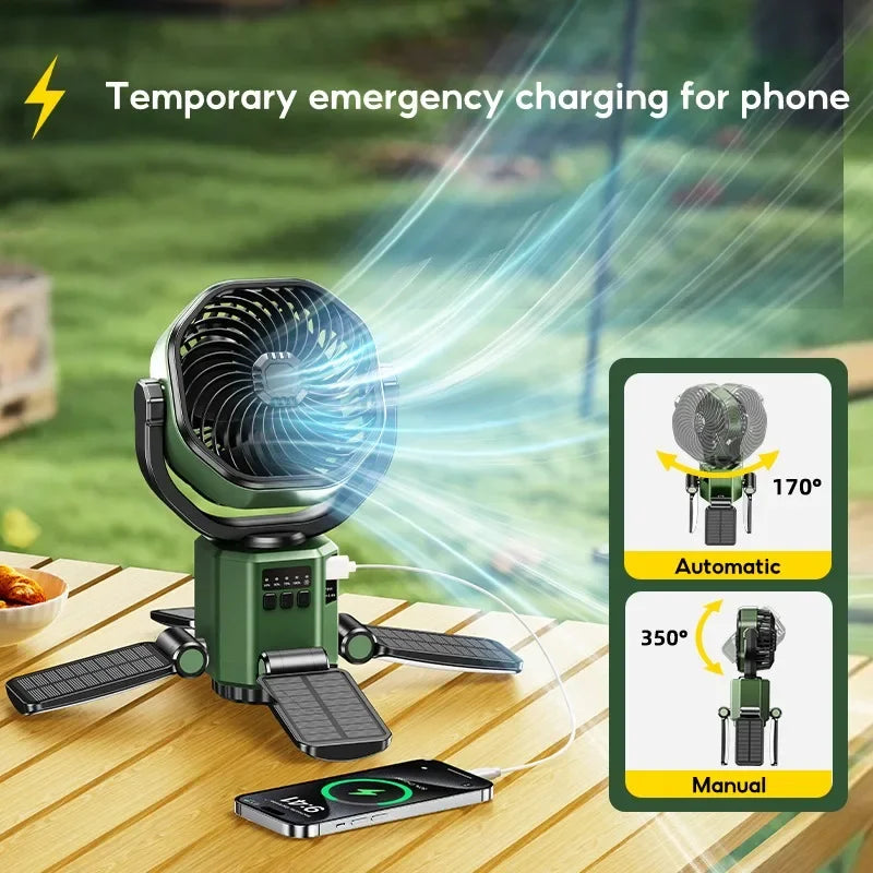 Trendbay Camping Solar Fan
